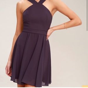 Charolette russe dark purple dress